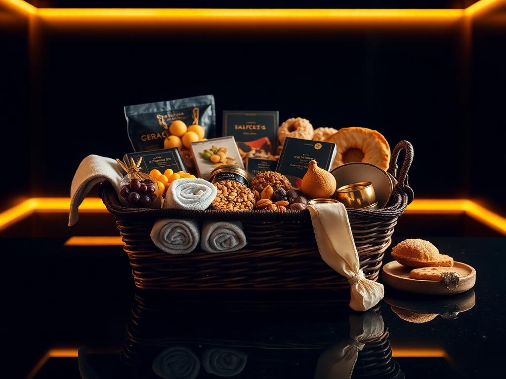 Panier snacks premium